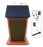 AmpliVox SW3045 Patriot Plus Lectern - Wireless Handheld Mic