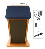 AmpliVox SW3045 Patriot Plus Lectern - Wireless Handheld Mic