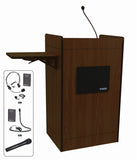 AmpliVox SW3230 Multimedia Computer Lectern with Wireless Microphone (in 4 colors)