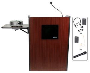 AmpliVox SW3235 Wireless Multimedia Presentation Podium (in 4 colors)