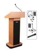 AmpliVox SW505 Wireless Executive Column Lectern with Sound System (4 colors)