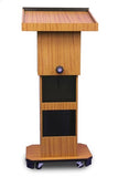 AmpliVox W505A Executive Adjustable Column Lectern without sound system (in 4 colors)