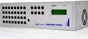 Apantac HDBT-16x16 16x16 HDMI Matrix Switch with CAT5e / CAT6 Output Extenders