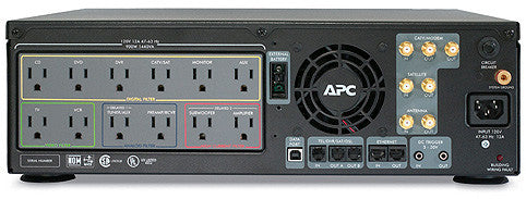 APC AV Black 1.5kVA S Type Power Conditioner with Battery Backup 120V