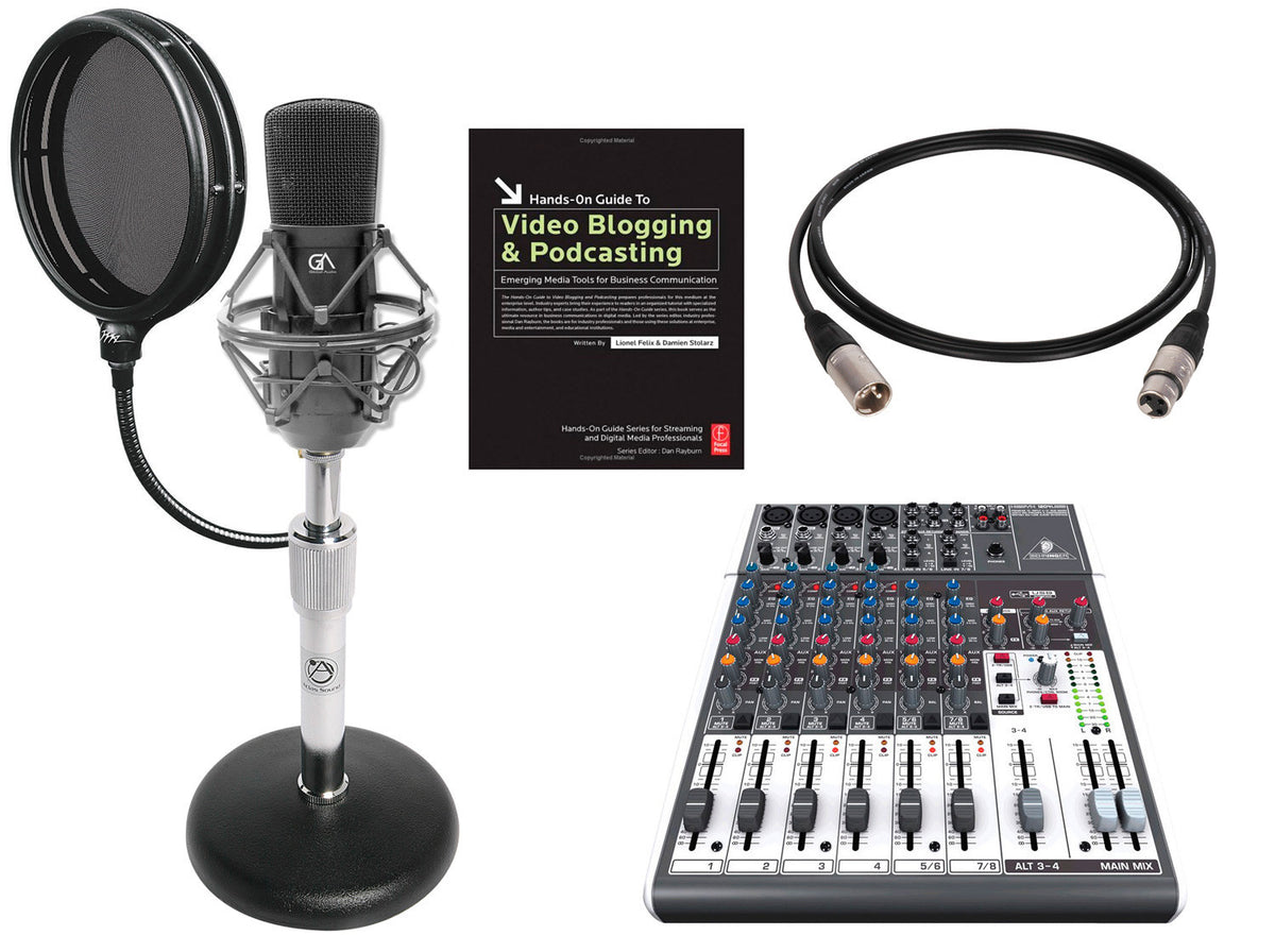 Buy USB Podcasting Kit with Behringer XENYX 1204USB Mixer & CAD GXL ...
