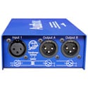 ARX IS-1 Audibox Iso Splitter Transformer Isolated 1 In 2 Out Splitter