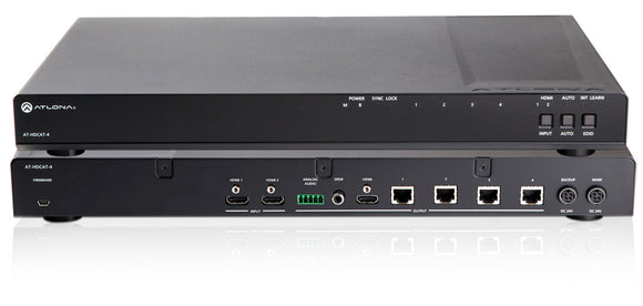 Atlona AT-HDCAT-4 HDBaseT-Lite HDMI 2x4 DA Over Single CAT5e/6/7 - 230 Ft.