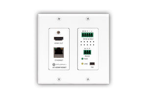 Atlona AT-HDWP-RSNET HDBaseT RX for HDMI 2-Gang US Decora Wall Plate w/ Ethernet