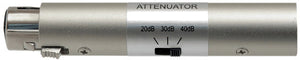 Hosa ATT-448 XLR Female to XLR Male 20/30/40dB Mic Attenuator