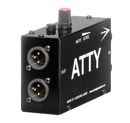 Buy Audio Level Control Box With XLR IN/Out and Mute Button ATTY