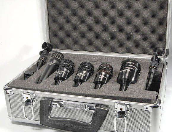 Audix 5-Piece Drum Mic Kit w/Case