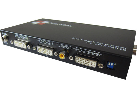 Avenview DVI-SPLITPRO-2B Dual Image Video Processor w/Dual DVI Inputs