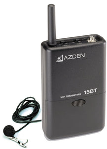 Azden 15BT UHF Body-Pack Transmitter with EX-503 Mic. for 105UPR