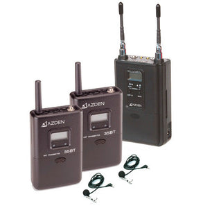 Azden 330ULT UHF Wireless Mic System With Dual Lav Mics