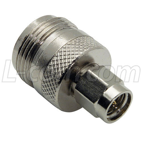 L-Com BA25 Coaxial Adapter SMA Male / N Female