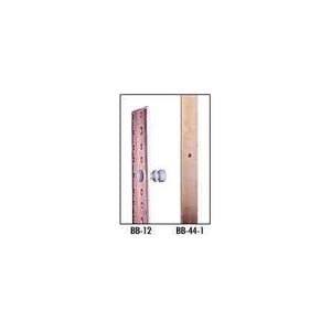 BB-40 Solid Copper Buss Bar 40 Space (70in) Flat Threaded 10-32