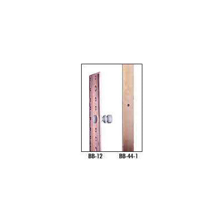 BB-40 Solid Copper Buss Bar 40 Space (70in) Flat Threaded 10-32