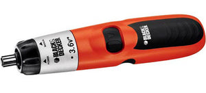 Black & Decker 9074CTN 3.6 V Cordless Screwdriver with Integrated Battery Charger