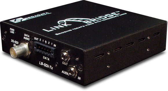 Broadata LBO-SDI-AD Link Bridge 3G-SDI with Audio & Data Over 1 SC MM Transmitter