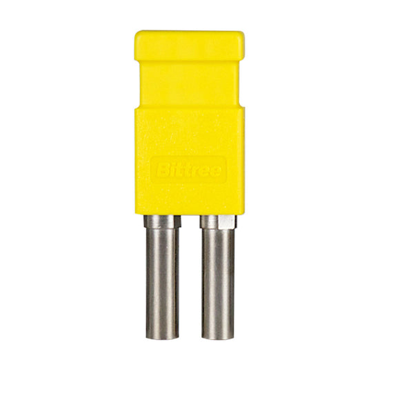 Bittree LP7504 Looping Plug (Standard Size WECO Video) Yellow