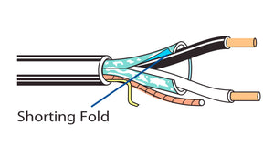 Belden 6000FE 2-Conductor 12 AWG Beldfoil Flamarrest Security and Audio Cable 1000FT