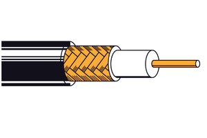 Belden 633948 18 AWG RG6 Coax Plenum Braided Shield CCTV Cable 1000FT Violet