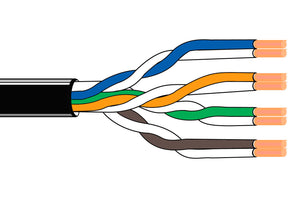Belden 7924A CAT5e DataTuff Twisted-Pair Stranded (7x32) 24 AWG Cable 1000FT
