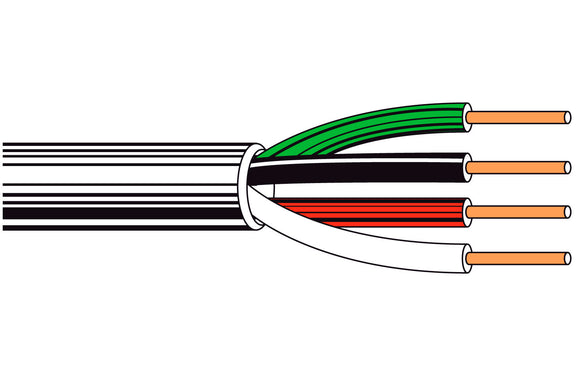 Belden 8444 22 AWG 4-Conductor Control and Audio Cable 1000FT Chrome