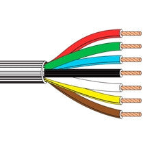 Belden 8467 18 AWG 7-Conductor Control and Audio Cable 500FT