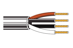 Belden 9156 18 AWG 2-Pair Unshielded Audio Control Cable 1000FT