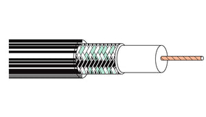 Belden 9221 30 AWG 75 Ohm Miniature Coax Cable 500FT box