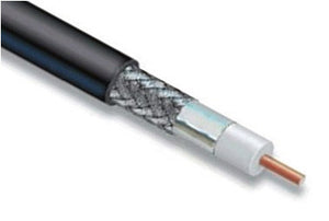 Belden 9914 10 AWG Solid RG8U Coax Cable 1000FT Black