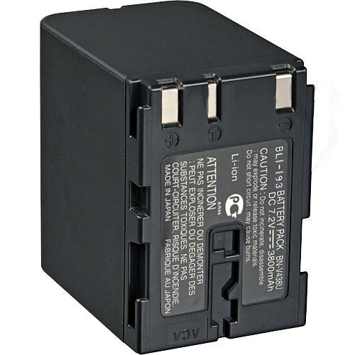 Lithium Ion JVC BN-V438U Replacement Battery 3.9Ah