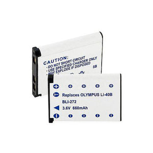 Empire Scientific BLI-272 Lithium Ion Olympus Equivalent Li40B 660mAh