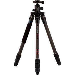 Benro C2182TB1 Travel Flat II Tripod Kit - Carbon Fiber Twist Lock Legs w/B1