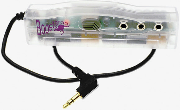 Boostaroo Portable High Def Headphone AudioA with Splitter & 12 Inch Cord