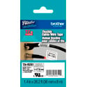 Brother TZeFX261 1.4 in x 26.2 ft ( 36 mm x 8 m) Black on White Flexible ID