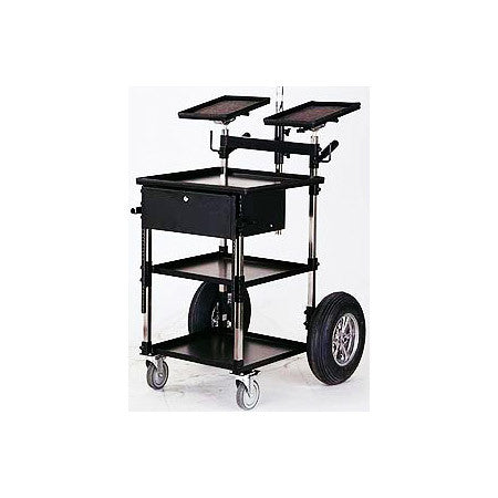 Magliner Backstage Video/Sound Transformer Cart with 8in Wheel Kit