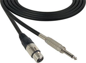 Belden Star-Quad Audio Cable XLR Female to 1/4" Male 25FT (Multiple Colors)