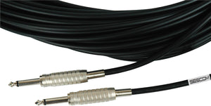 Belden Star-Quad Audio Cable 1/4" TS Male to Male 100FT (Multiple Colors)