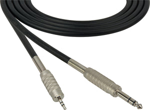 Belden Star-Quad Audio Cable 1/4" TRS Male to 3.5mm TRS Male 10FT (Multiple Colors)