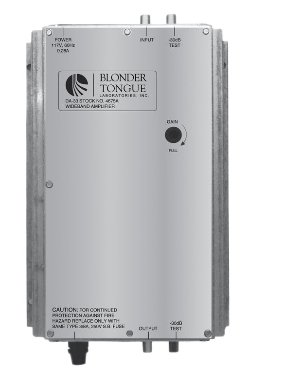 Blonder Tongue DA-33 Wideband Amplifier