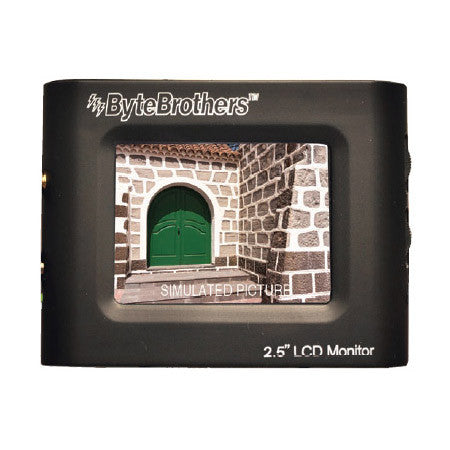 ByteBrothers VTX025 2.5 Inch Color Mini Monitor