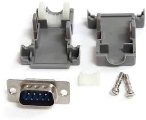 StarTech C9PSM Assembled DB9 Male Solder D-SUB Connector with Plastic Backshell