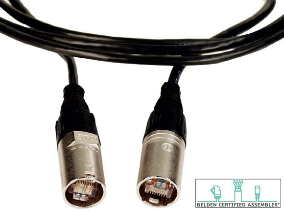 RJ45 Neutrik EtherCON Belden DataTuff CAT5e Cable 35FT