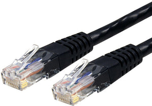 Molded Cat6 UTP Patch Cable 24AWG 50u 25 Foot