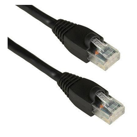 Molded UTP CAT6 Patch Cable 24 AWG 50u 50FT Black