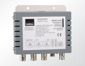 Cobalt 6081 A/D Analog Composite to 10-bit SDI Converter - Includes Power Supply