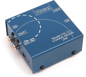 Hosa Coaxial (RCA) to AES/EBU (XLR Connectors)The CDL-313 24 Bit 96K