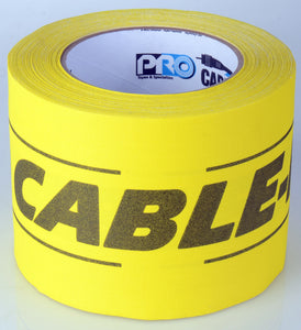 6Inx30yd Yellow/Black Cable-Path Tape